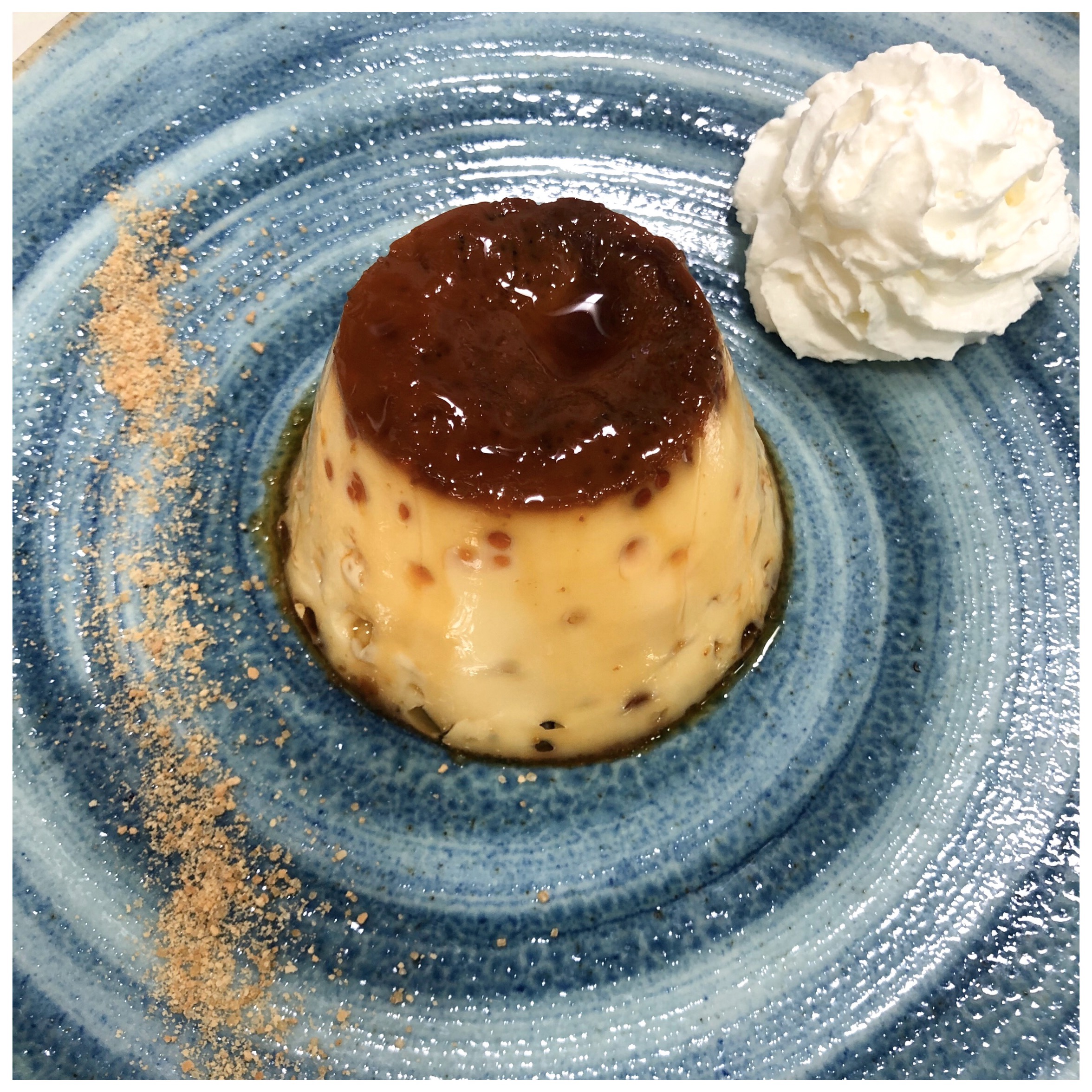 Flan de huevo de la casa