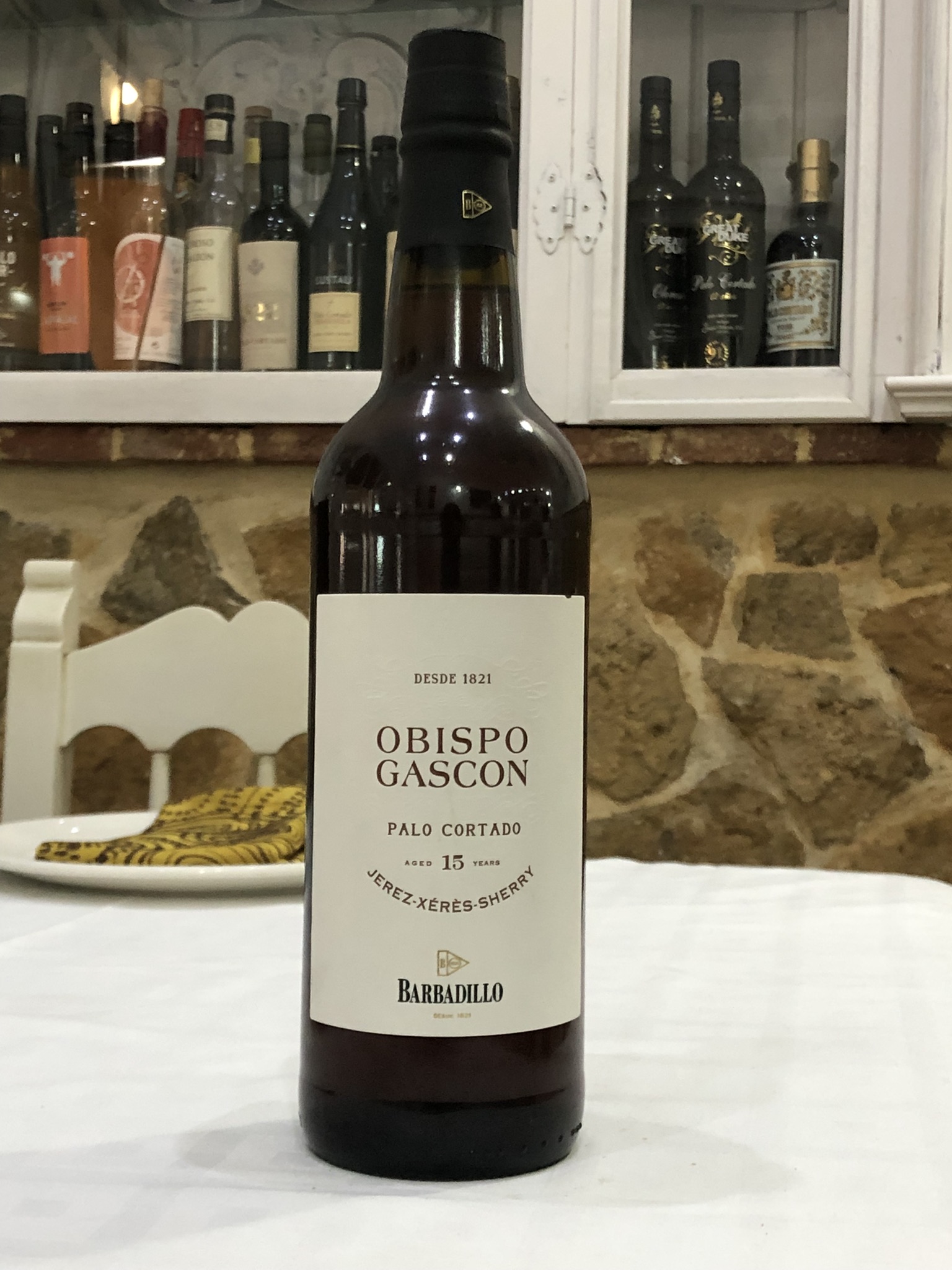 Palo Cortado Obispo Gascón