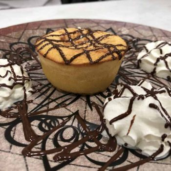 Coulant de chocolate blanco